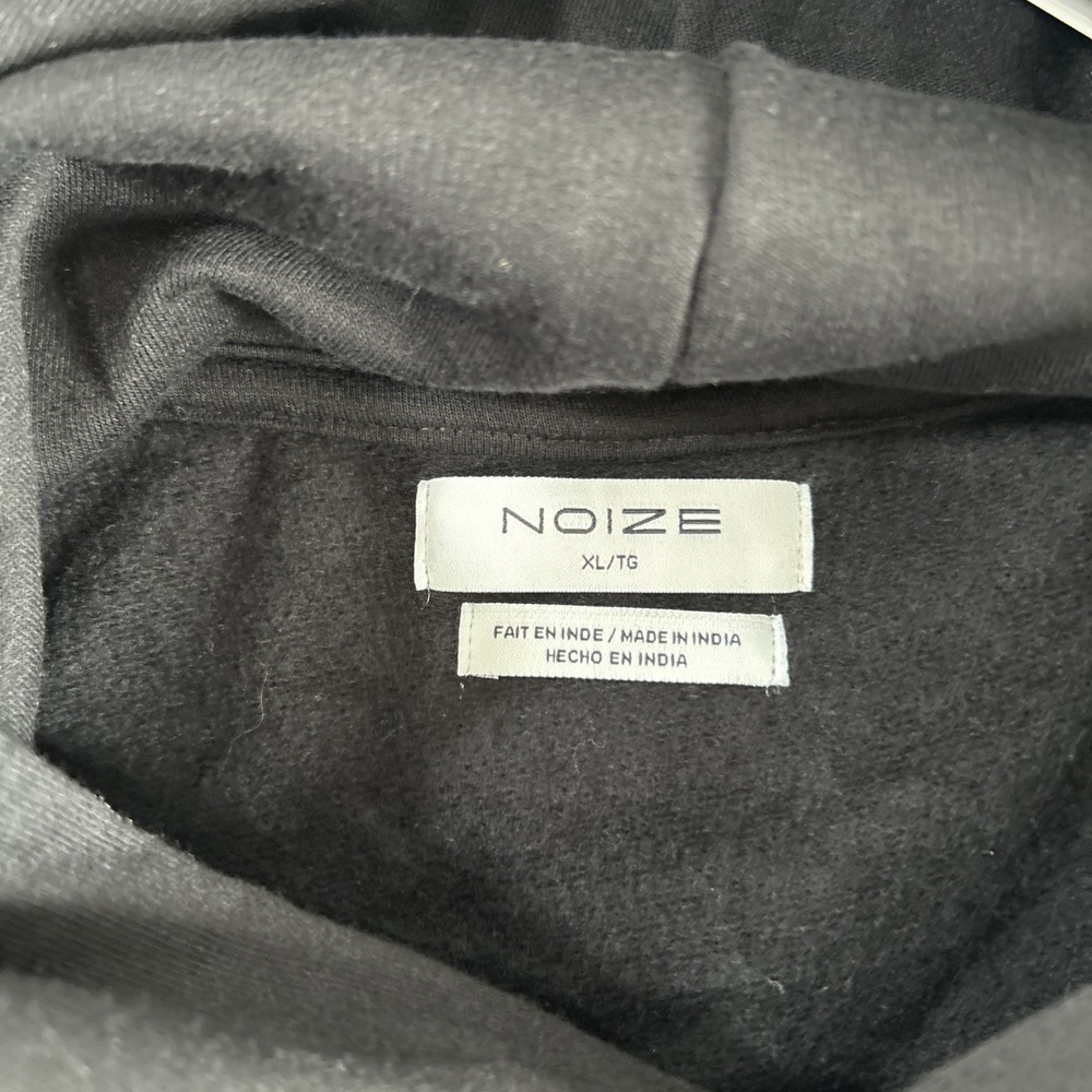 Noize Black Sleeveless Hoodie - Picture 5 of 10